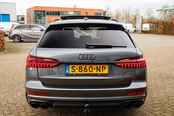 Audi A6 Avant 45 2.0TFSI Quattro S line Edition 245pk Automaat! 1e|Panoramadak|Virtual Cockpit|Leder|HD Matrix LED|Black|Trekhaak