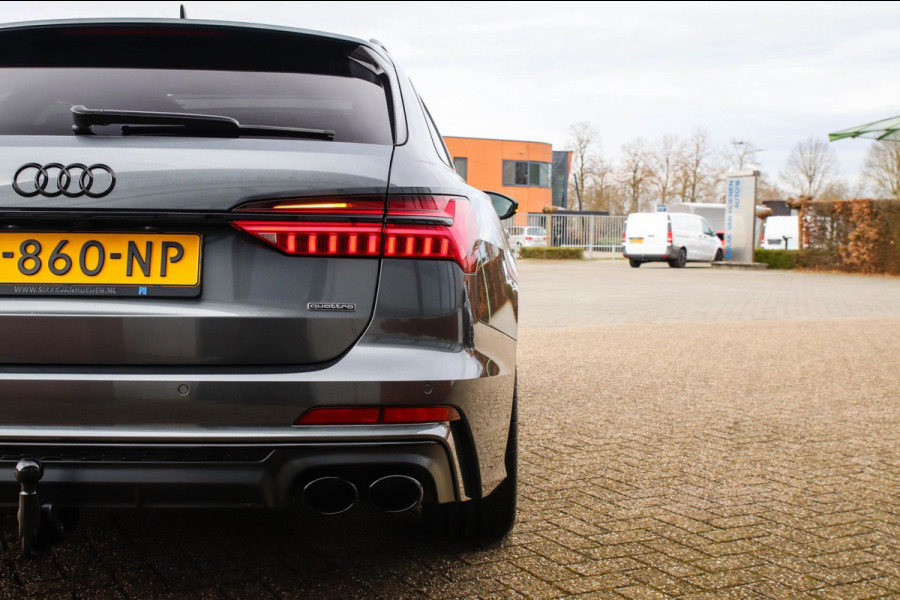 Audi A6 Avant 45 2.0TFSI Quattro S line Edition 245pk Automaat! 1e|Panoramadak|Virtual Cockpit|Leder|HD Matrix LED|Black|Trekhaak