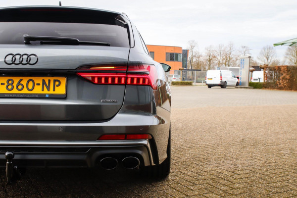 Audi A6 Avant 45 2.0TFSI Quattro S line Edition 245pk Automaat! 1e|Panoramadak|Virtual Cockpit|Leder|HD Matrix LED|Black|Trekhaak