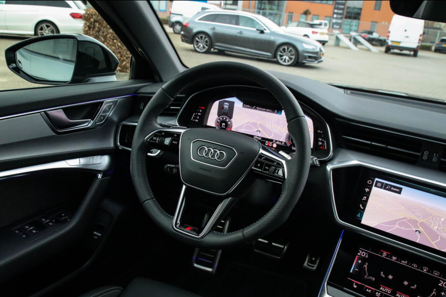 Audi A6 Avant 45 2.0TFSI Quattro S line Edition 245pk Automaat! 1e|Panoramadak|Virtual Cockpit|Leder|HD Matrix LED|Black|Trekhaak