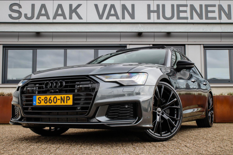 Audi A6 Avant 45 2.0TFSI Quattro S line Edition 245pk Automaat! 1e|Panoramadak|Virtual Cockpit|Leder|HD Matrix LED|Black|Trekhaak