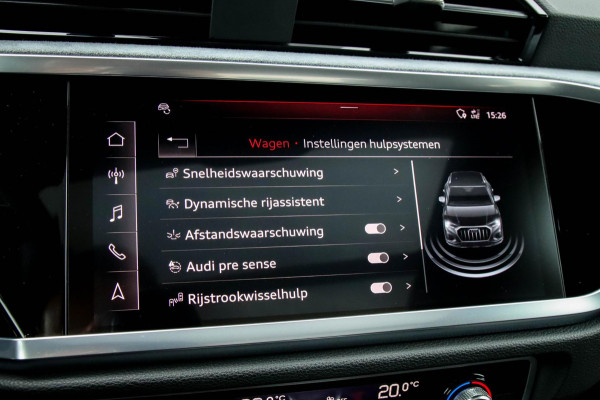 Audi Q3 35 TFSI 1.5 TFSI S Line Pro Line S 150pk S-Tronic 1e|DLR|Panoramadak|Virtual Cockpit|LED Matrix|Leder|ACC|B&O|20inch|Black