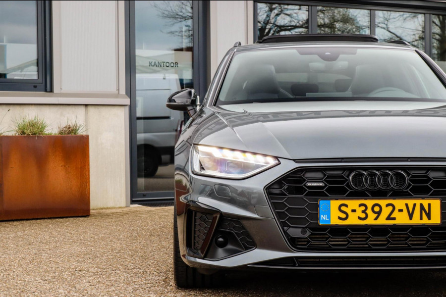 Audi A4 Avant 45 2.0 TFSI Quattro Sport Pro Line S S line Facelift 252pk S-Tronic RS Kuipstoelen|Panoramadak|Virtual Cockpit|Black