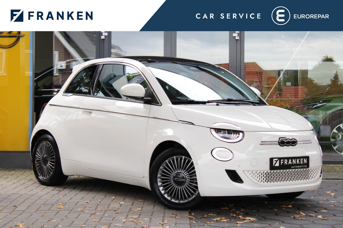 Fiat 500E Icon 42 kWh | Panoramadak | Parkeersensoren | Achteruitrijcamera | Airco