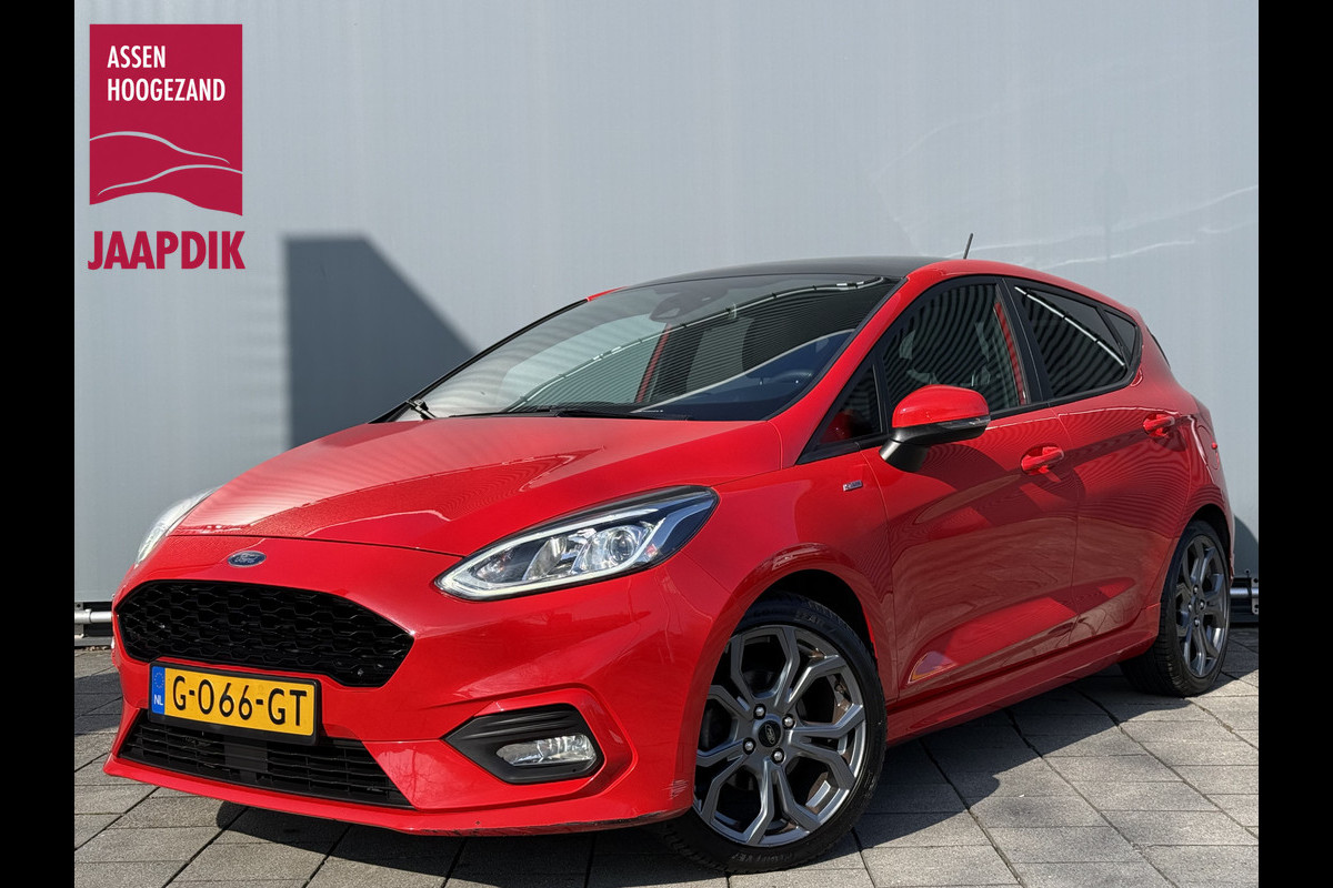 Ford Fiesta BWJ 2019 | 1.0T 100PK ST-Line | PANO DAK | CLIMA | NAVI | CAMERA A | AD CRUISE | FULL LED | CARPLAY | 17''