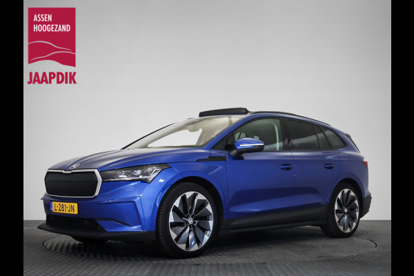 Škoda ENYAQ iV BWJ 2021 | 60 SPORTLINE | SOH 91,55% | TREKHAAK | PANO DAK | LEER | STOEL&STUUR VERW | CAMERA A | CARPLAY |