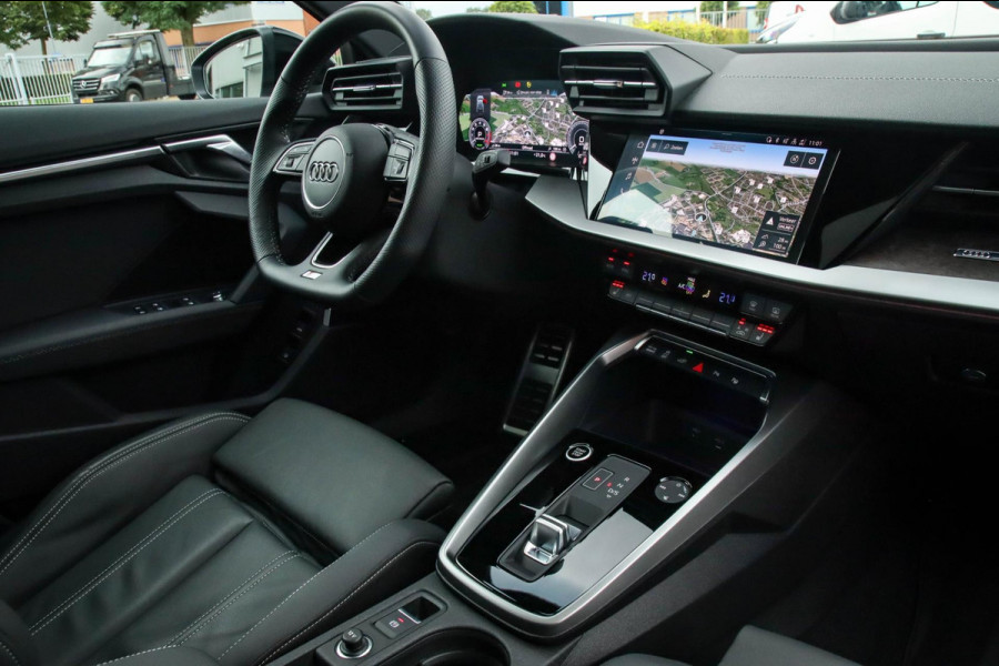 Audi A3 Sportback 45TFSI e PHEV S Edition S-line 245pk S-Tronic Elektrische Kuipstoelen|Virtual Cockpit|Panoramadak|LED Matrix|B&O
