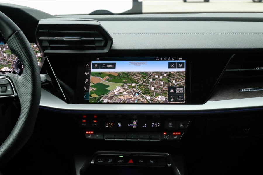 Audi A3 Sportback 45TFSI e PHEV S Edition S-line 245pk S-Tronic Elektrische Kuipstoelen|Virtual Cockpit|Panoramadak|LED Matrix|B&O