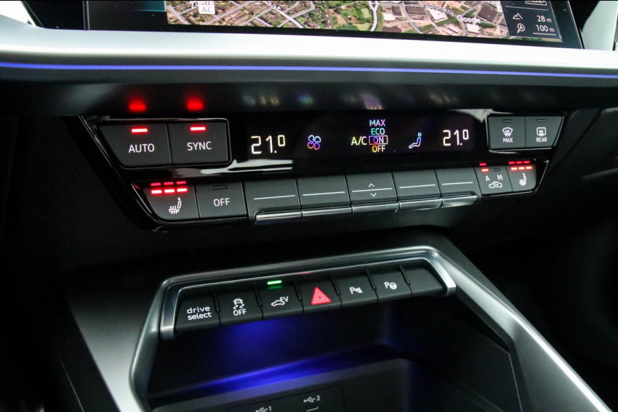 Audi A3 Sportback 45TFSI e PHEV S Edition S-line 245pk S-Tronic Elektrische Kuipstoelen|Virtual Cockpit|Panoramadak|LED Matrix|B&O
