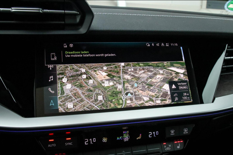 Audi A3 Sportback 45TFSI e PHEV S Edition S-line 245pk S-Tronic Elektrische Kuipstoelen|Virtual Cockpit|Panoramadak|LED Matrix|B&O