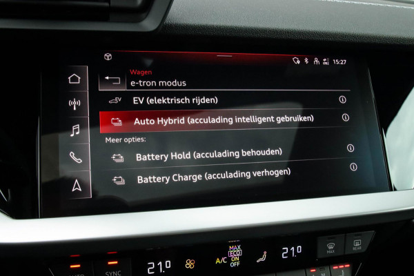 Audi A3 Sportback 40 TFSI e PHEV S Edition S-line 204pk S-Tronic! 1e|DLR|Kuipstoelen|Virtual Cockpit|Panoramadak|LED Matrix|Black