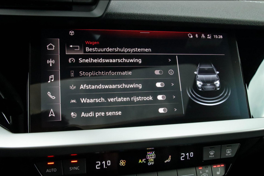 Audi A3 Sportback 40 TFSI e PHEV S Edition S-line 204pk S-Tronic! 1e|DLR|Kuipstoelen|Virtual Cockpit|Panoramadak|LED Matrix|Black