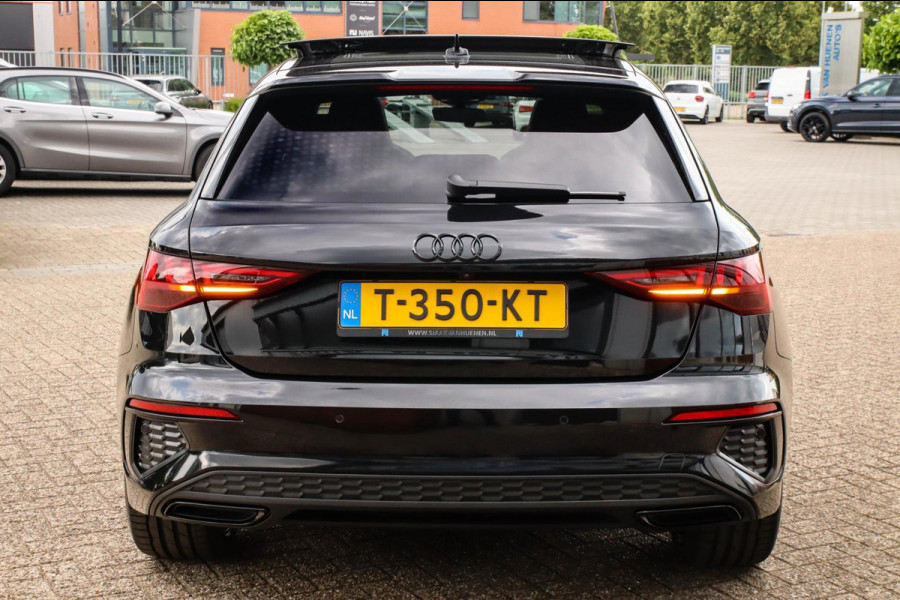 Audi A3 Sportback 40 TFSI e PHEV S Edition S-line 204pk S-Tronic! 1e|DLR|Kuipstoelen|Virtual Cockpit|Panoramadak|LED Matrix|Black