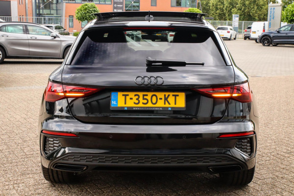 Audi A3 Sportback 40 TFSI e PHEV S Edition S-line 204pk S-Tronic! 1e|DLR|Kuipstoelen|Virtual Cockpit|Panoramadak|LED Matrix|Black