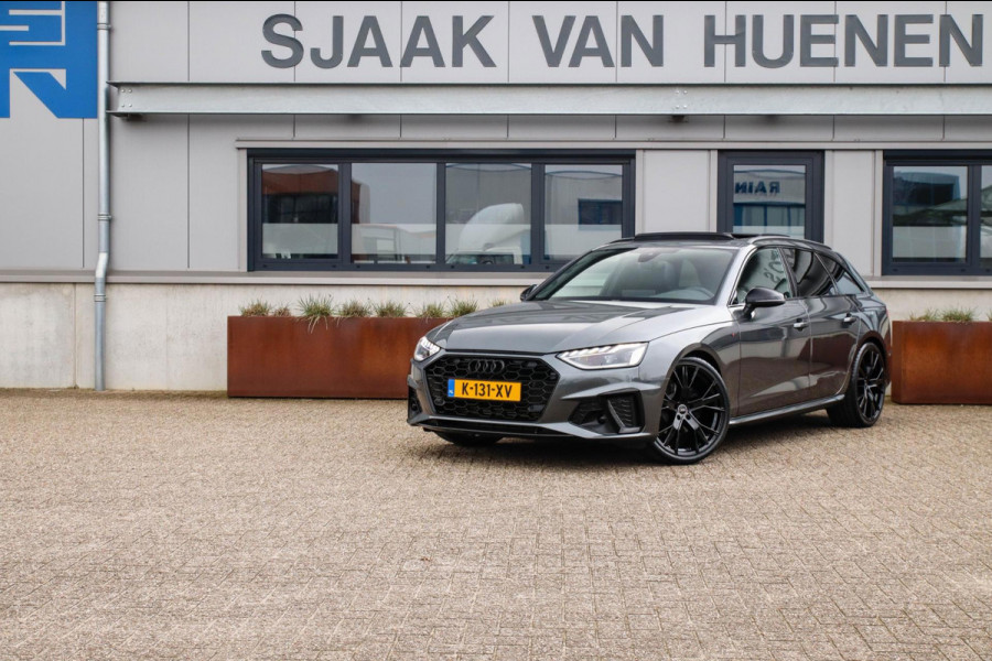 Audi A4 Avant 2.0 TFSI S line Black Edition Facelift 150pk S-Tronic! DLR|Panoramadak|Virtual Cockpit|Leder|LED Matrix|Camera|Black