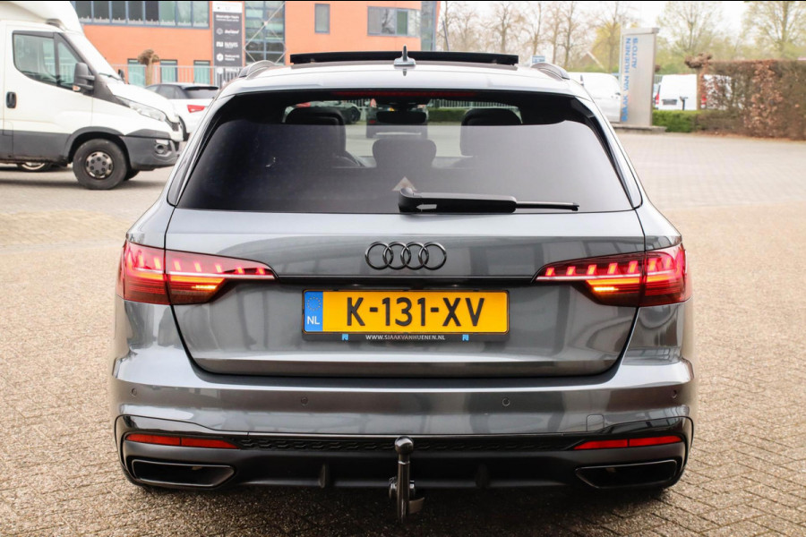 Audi A4 Avant 2.0 TFSI S line Black Edition Facelift 150pk S-Tronic! DLR|Panoramadak|Virtual Cockpit|Leder|LED Matrix|Camera|Black