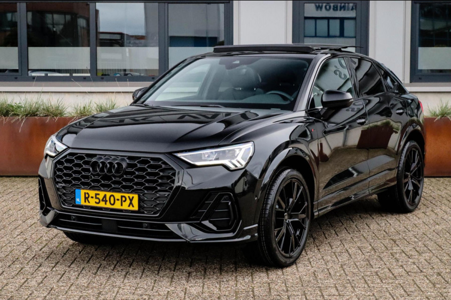 Audi Q3 Sportback 35 TFSI 1.5TFSI S Line Pro Line S 150pk S-Tronic! Panoramadak|Virtual Cockpit|LED Matrix|Leder|ACC|20inch|Black
