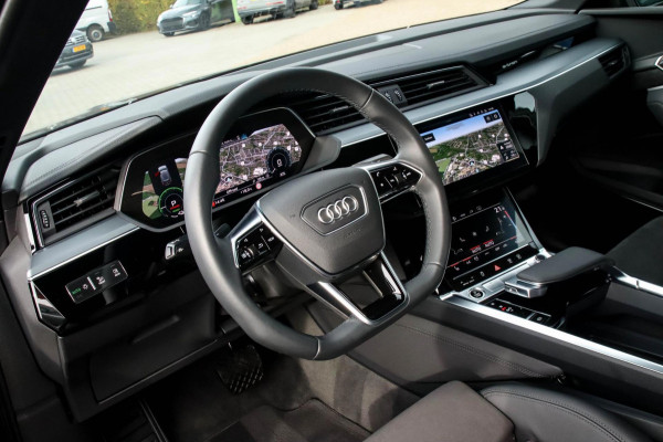 Audi e-tron Sportback 50 Quattro S Edition Pro Line S S-Line 313pk! EXCL BTW|1e|DLR|Virtual Cockpit|Luchtvering|360|Black|22inch