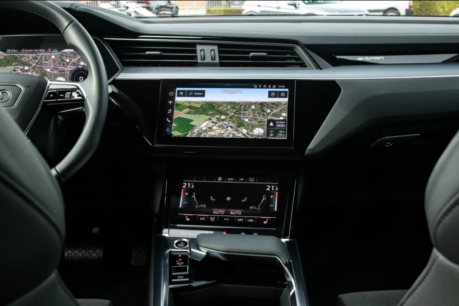 Audi e-tron Sportback 50 Quattro S Edition Pro Line S S-Line 313pk! EXCL BTW|1e|DLR|Virtual Cockpit|Luchtvering|360|Black|22inch