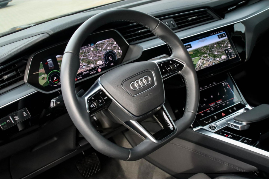 Audi e-tron Sportback 50 Quattro S Edition Pro Line S S-Line 313pk! EXCL BTW|1e|DLR|Virtual Cockpit|Luchtvering|360|Black|22inch
