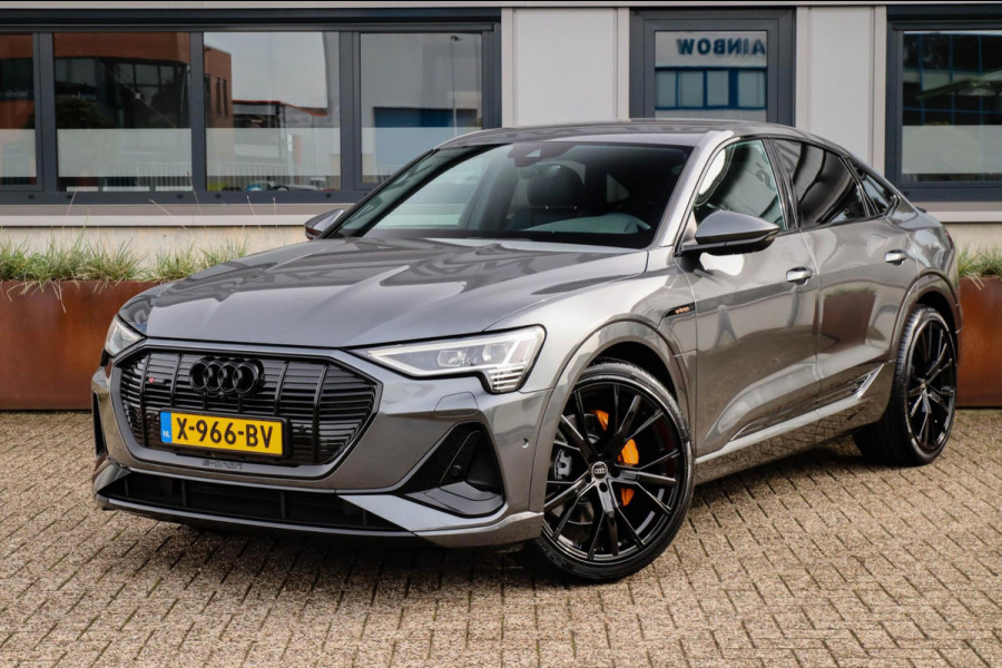 Audi e-tron Sportback 50 Quattro S Edition Pro Line S S-Line 313pk! EXCL BTW|1e|DLR|Virtual Cockpit|Luchtvering|360|Black|22inch