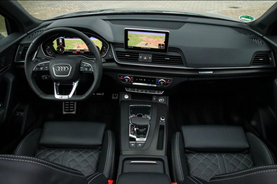 Audi Q5 55 TFSI e Quattro Competition Pro Line S S-Line 367pk Automaat! 1e Eig|Panoramadak|Virtual Cockpit|S kuipstoelen|B&O|Black