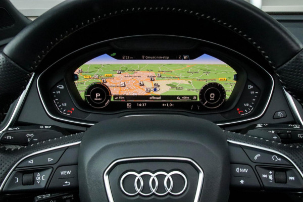 Audi Q5 55 TFSI e Quattro Competition Pro Line S S-Line 367pk Automaat! 1e Eig|Panoramadak|Virtual Cockpit|S kuipstoelen|B&O|Black