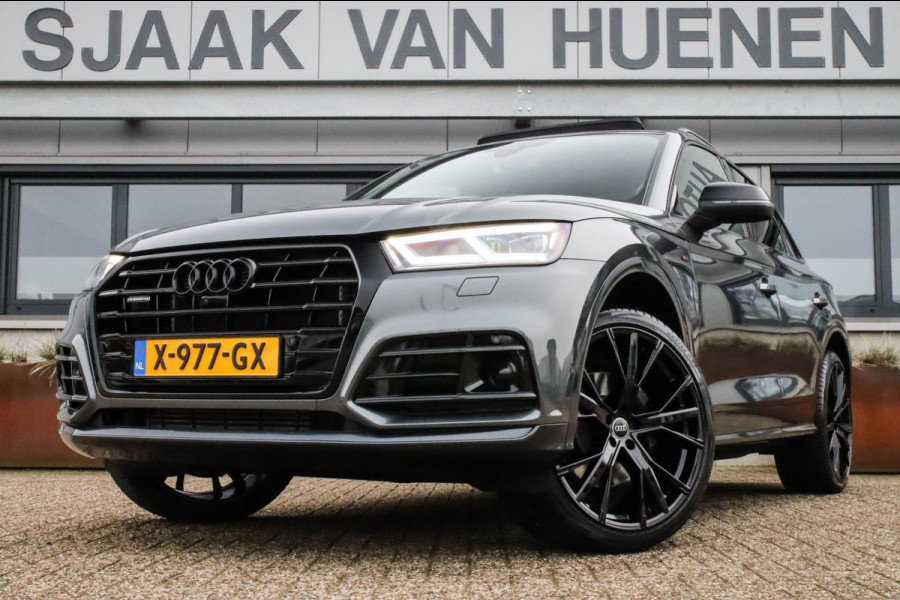 Audi Q5 55 TFSI e Quattro Competition Pro Line S S-Line 367pk Automaat! 1e Eig|Panoramadak|Virtual Cockpit|S kuipstoelen|B&O|Black