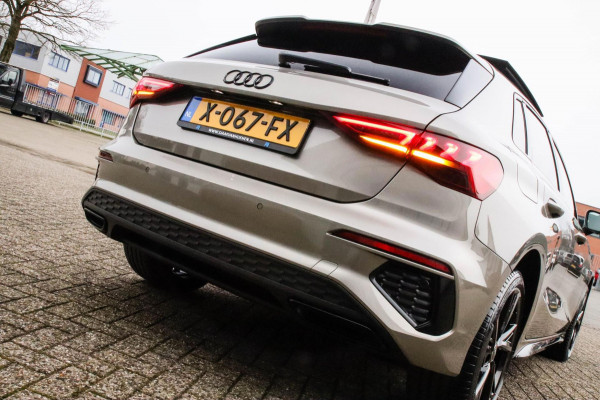 Audi A3 Sportback 40 TFSI e PHEV S Edition S-line 204pk S-Tronic! 1e|DLR|Kuipstoelen|Virtual Cockpit|Panoramadak|LED Matrix|Black