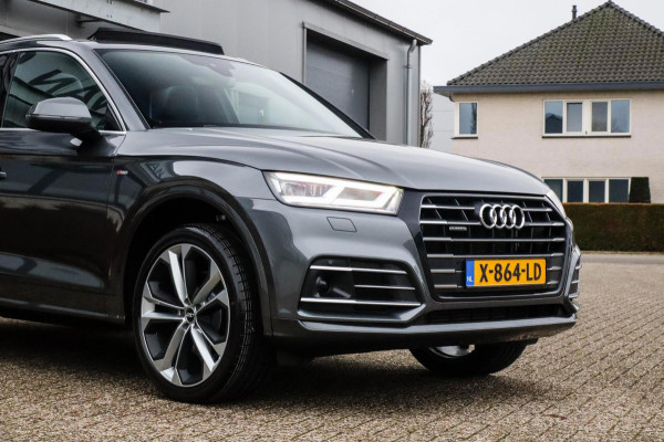 Audi Q5 55 TFSI e Quattro Competition Pro Line S S-Line 367pk Automaat! 1e|DLR|Panoramadak|Virtual Cockpit|LED Matrix|ACC|Black|21