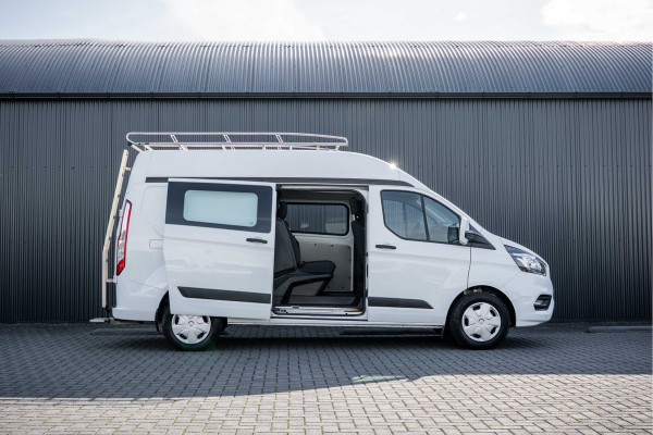 Ford Transit Custom 2.0 EcoBlue | L2H2 | Dubbele Cabine | Cruise | 1e Eigenaar | PDC | Stoelverw. | Airco | Trekhaak | Imperiaal