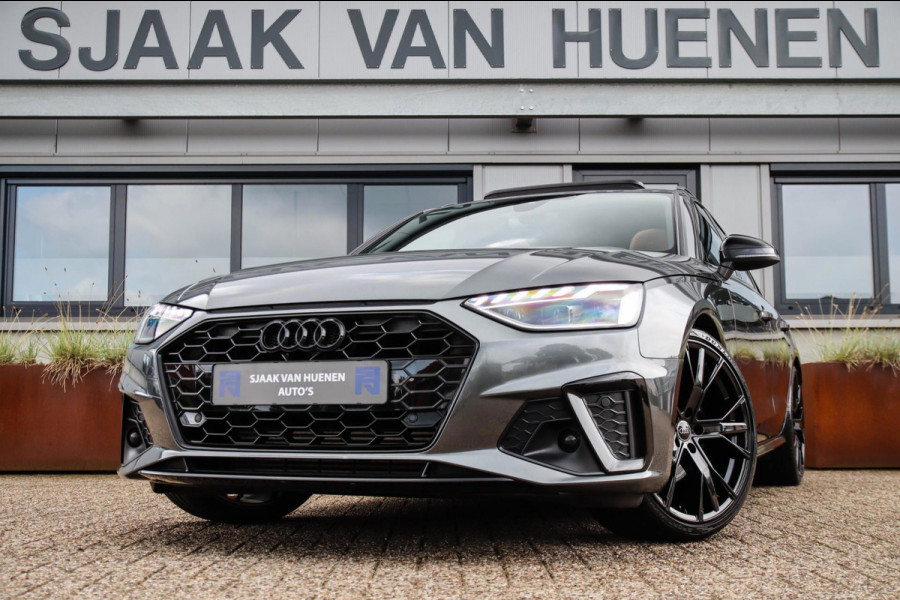 Audi A4 Avant 2.0 TFSI S line Black Edition Facelift 245pk S-Tronic! 1e|Panoramadak|Virtual Cockpit|Leder|LED Matrix|Camera|Black