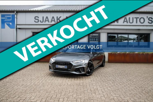 Audi A4 Avant 2.0 TFSI S line Black Edition Facelift S-Tronic 1e Eig|DLR|Panoramadak|Virtual Cockpit|Leder|LED Matrix|Camera|Black