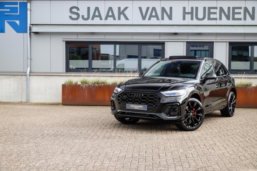 Audi Q5 55 TFSI e Quattro Competition Pro Line S S-Line 367pk Automaat|NIEUW MODEL|Panoramadak|Virtual Cockpit|Matrix|Camera|Black