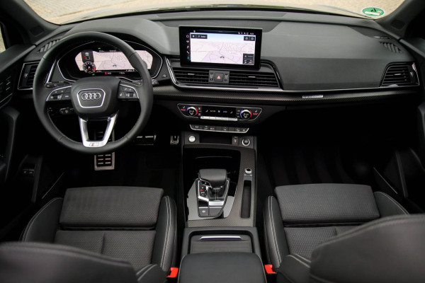 Audi Q5 55 TFSI e Quattro Competition Pro Line S S-Line 367pk Automaat|NIEUW MODEL|Panoramadak|Virtual Cockpit|Matrix|Camera|Black