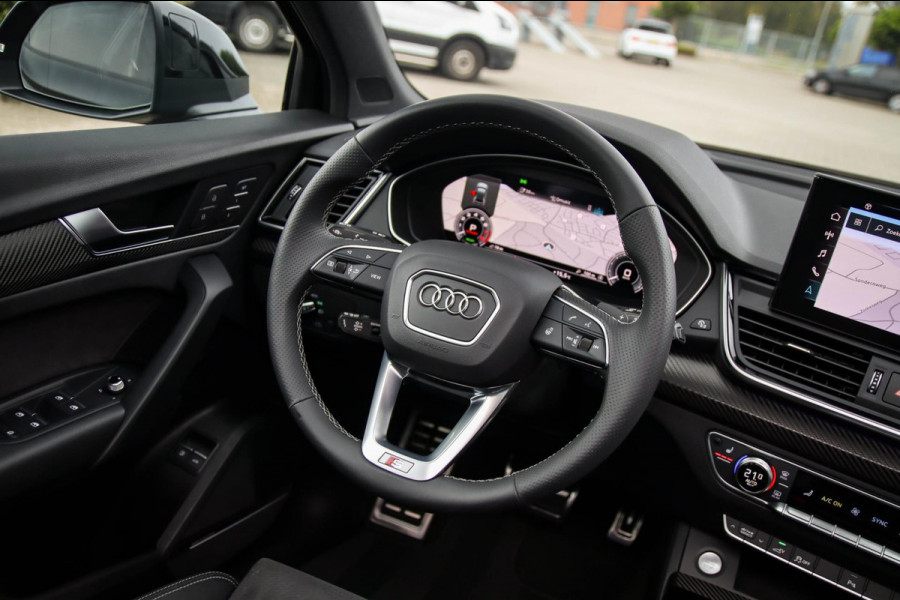 Audi Q5 55 TFSI e Quattro Competition Pro Line S S-Line 367pk Automaat|NIEUW MODEL|Panoramadak|Virtual Cockpit|Matrix|Camera|Black