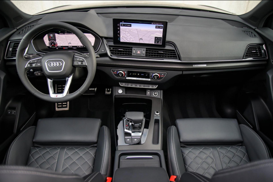 Audi Q5 55 TFSI e Quattro Competition S Edition S-Line 367pk Automaat|Luchtvering|Panoramadak|Virtual Cockpit|OLED Matrix|Trekhaak