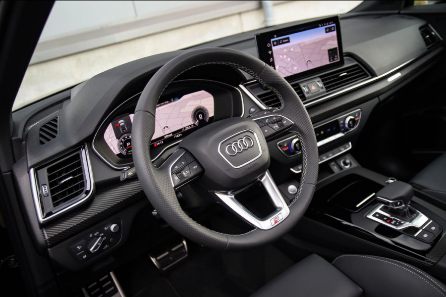 Audi Q5 55 TFSI e Quattro Competition S Edition S-Line 367pk Automaat|Luchtvering|Panoramadak|Virtual Cockpit|OLED Matrix|Trekhaak