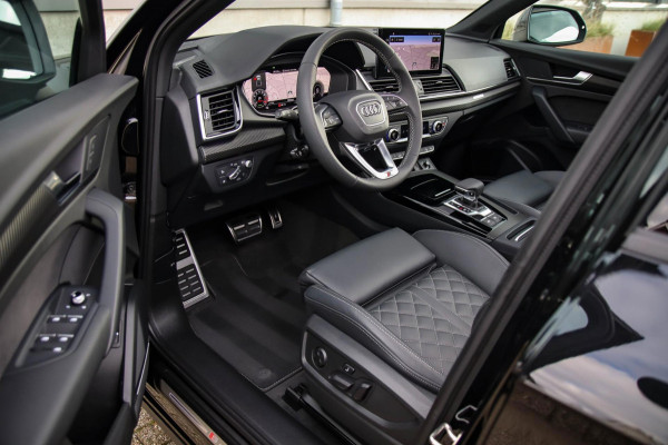 Audi Q5 55 TFSI e Quattro Competition S Edition S-Line 367pk Automaat|Luchtvering|Panoramadak|Virtual Cockpit|OLED Matrix|Trekhaak