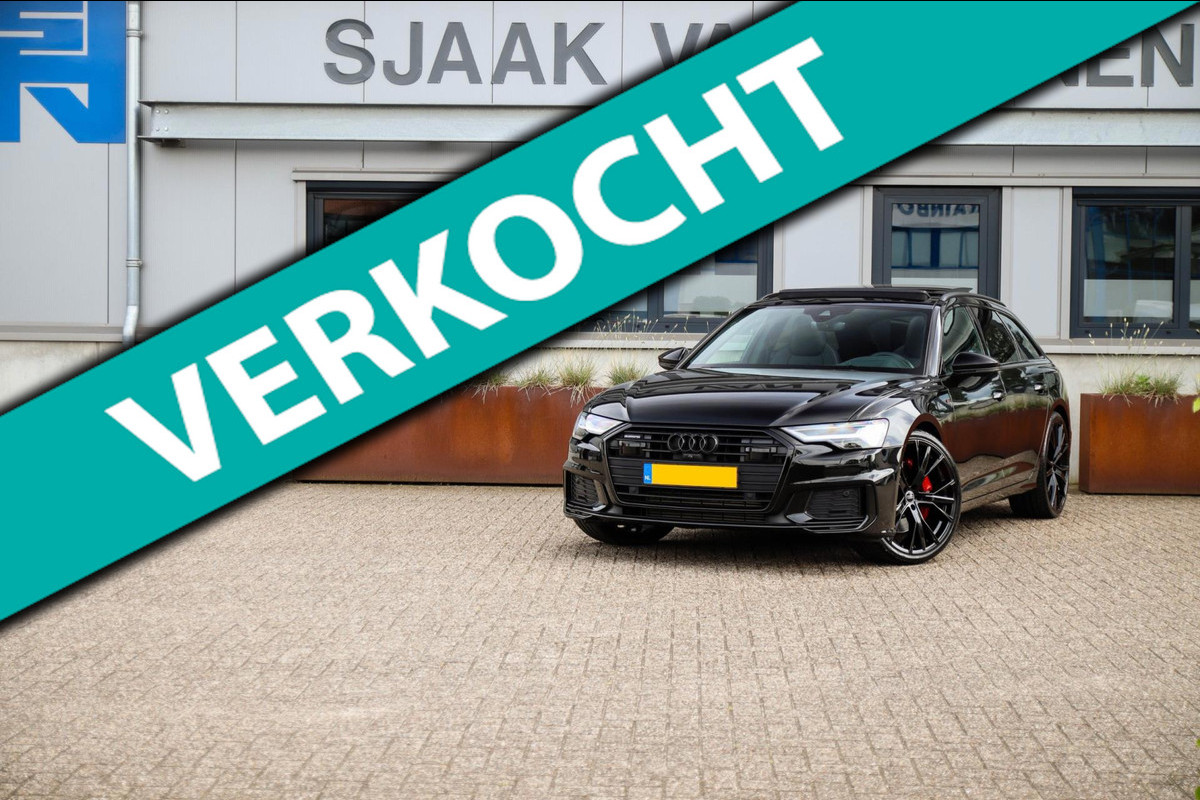 Audi A6 Avant 55 TFSI e Quattro Competition S line Edition 367pk Automaat! Kuipstoelen|Panoramadak|Virtual Cockpit|HD Matrix|Black