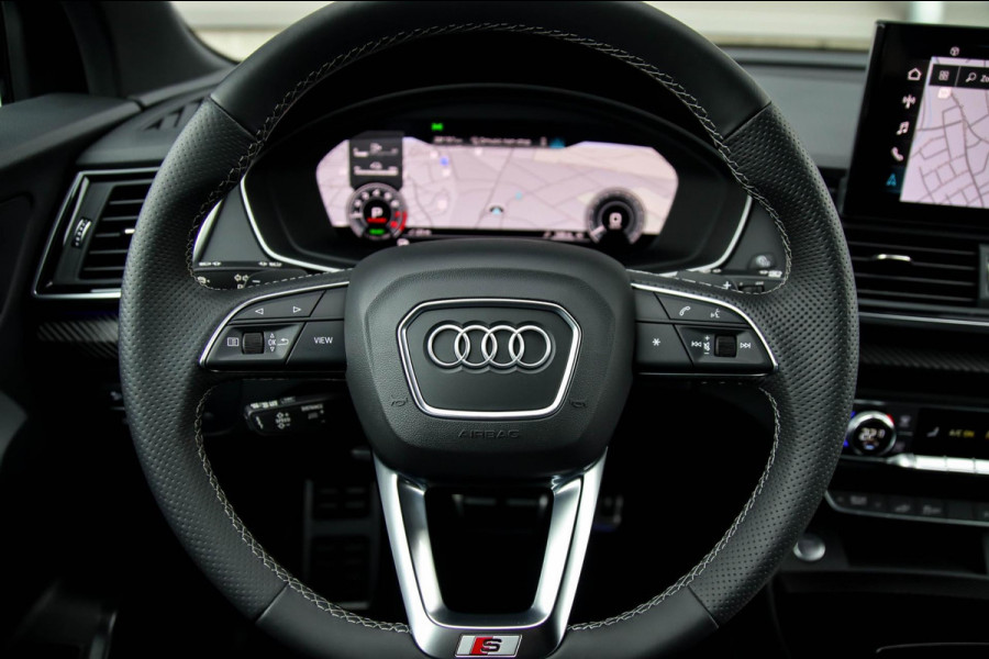 Audi Q5 55 TFSI e Quattro Competition S Edition S-Line 367pk Automaat! Luchtvering|Virtual Cockpit|OLED Matrix|ACC|Black|Trekhaak