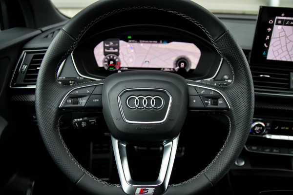 Audi Q5 55 TFSI e Quattro Competition S Edition S-Line 367pk Automaat! Luchtvering|Virtual Cockpit|OLED Matrix|ACC|Black|Trekhaak