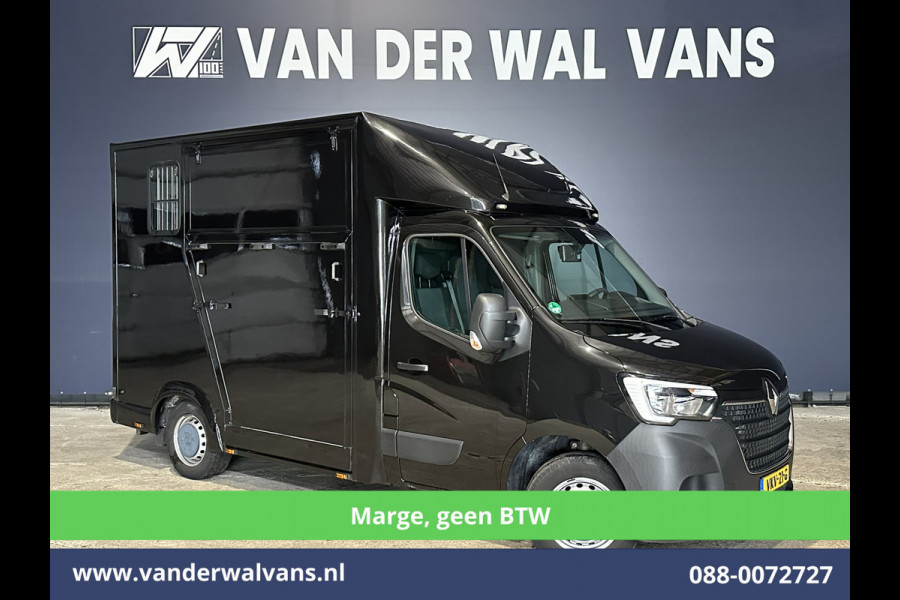Renault Master 2.3 dCi 150pk **MARGE, geen BTW** L2H1 Paardenwagen Euro6 Airco | Camera | Cruisecontrol | Trekhaak Bijrijdersbank
