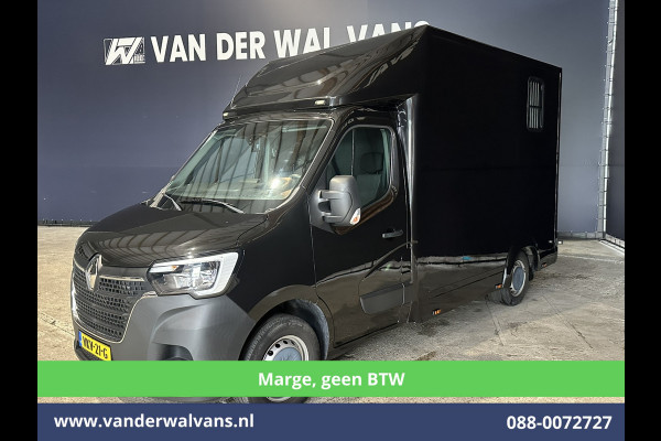 Renault Master 2.3 dCi 150pk **MARGE, geen BTW** L2H1 Paardenwagen Euro6 Airco | Camera | Cruisecontrol | Trekhaak Bijrijdersbank