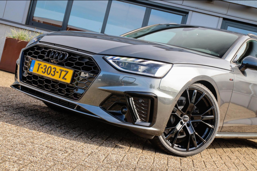 Audi A4 Avant 40 2.0 TFSI S line Black Edition Facelift 190pk S-Tronic! 1e|Virtual Cockpit|Leder|LED Matrix|360 Camera|ACC|Black