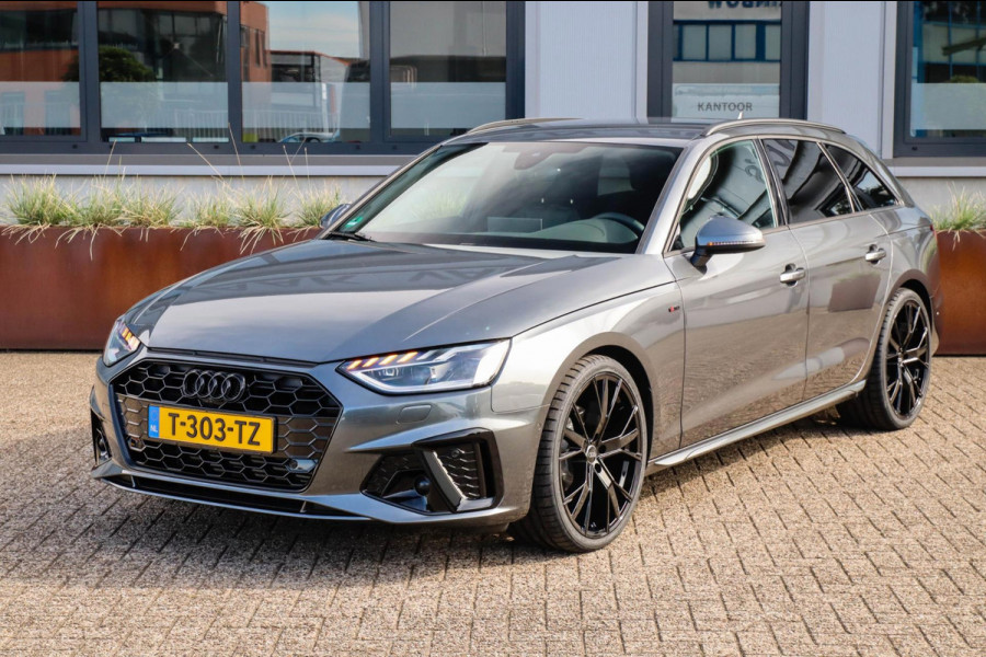 Audi A4 Avant 40 2.0 TFSI S line Black Edition Facelift 190pk S-Tronic! 1e|Virtual Cockpit|Leder|LED Matrix|360 Camera|ACC|Black