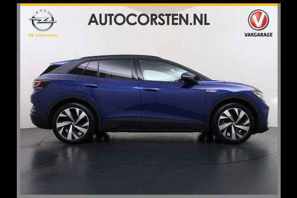Volkswagen ID.4 82kWh 204PK Trekhaak Pano-Dak Leer/Alcantara Camera 3-Zone Ecc Adap.Cruise Matrix Led Led-a-lich dynamisch SOH 90% Apple Carplay Android Auto Isofix Privacy Glas Lmv 20" Led 1.000KG Trekgewicht 1e Eigenaar Origineel Nederlandse Auto