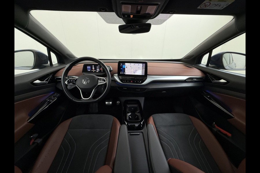 Volkswagen ID.4 82kWh 204PK Trekhaak Pano-Dak Leer/Alcantara Camera 3-Zone Ecc Adap.Cruise Matrix Led Led-a-lich dynamisch SOH 90% Apple Carplay Android Auto Isofix Privacy Glas Lmv 20" Led 1.000KG Trekgewicht 1e Eigenaar Origineel Nederlandse Auto