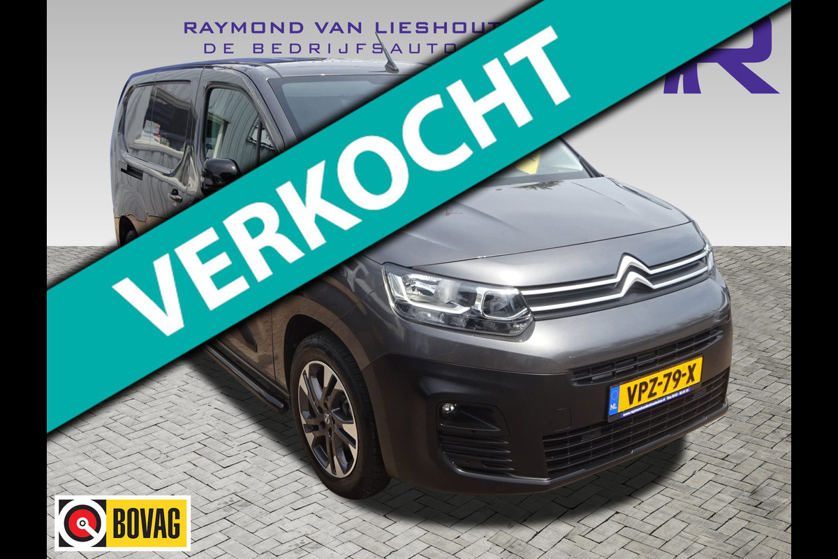 Citroën E-Berlingo Club XL 50 kWh 100% Elekrisch LENGTE 2 S.O.H 90% ECC 3 ZITS CRUISE CONTROL