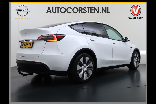 Tesla Model Y RWD 300PK SOH 90% Trekhaak Warmtepomp LFP-Accu Premium-Audio AMD Ryzen™ Camera's Navi Ecc Led Lmv 19" Privacy Glas Leder Stoel+Stuurverwarming Panoramadak Bluetooth Elek.Achterklep 1.600KG Trekgewicht 1e Eigenaar Origineel Nederlandse Auto